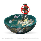 Handgeschilderde Keramische Waskom | Rond | 9L