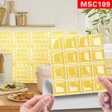 DecoMosaic 10-delige Set 3D Mozaïek Tegelstickers