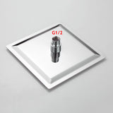 Vierkante Regendouchekop | Roestvrij Staal| Hoge Druk | Plafondmontage