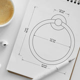 Handdoekring | Roestvrij Staal | Gelakte Afwerking