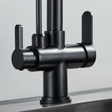 Touch Mengkraan | Chroom Gepolijst | Koud & Warm Water | Uittrekbare Sproeikop