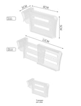 FlexiCool – 4-delige Koelkast Organizer Set met Telescoopverdeling