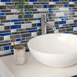 LuxeMarmer Zwart-Wit Marmerlook Wandstickers