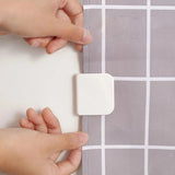 AquaFix Douchegordijn Clips – Set van 2 en 6