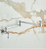 RoyalPour – Luxe Goudkleurige Uitschuifbare Pot Filler Wandkraan