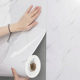 MarbleDream – Luxe Zelfklevend Marmerbehang met Schuimlaag