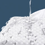 AquaWafel Luxe Douchegordijn – Extra Dik Wafelpatroon