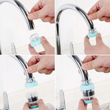 Kraan Waterfilter – ABS met Medische Steen | Voor Keuken & Badkamer