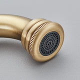 Retro Keukenkraan – Antiek Brons | Enkele Handgreep | Warm & Koud Water