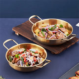 GastroPan – Roestvrijstalen Saus- & Paellapan met Handgreep