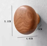 NordicPebble Massief Houten Wandhaak