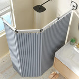 EasyTimes 2025 Opvouwbare Douchegordijn Set