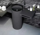 Populaire Vrijstaande Wastafel – Kunststeen | Geïntegreerd | Vierkant Design