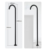 Vrijstaande Badmengkraan – Enkel Handvat | Warm & Koud Water | Vloermontage | Diverse Kleuren