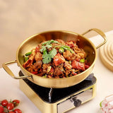 GastroPan – Roestvrijstalen Saus- & Paellapan met Handgreep