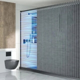 Magneto Vouwbare Douchegordijn