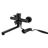 AquaFlex Wandkraan met Zijspuit – 360° Draai