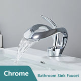 AquaLuxe Waterval Wastafelkraan