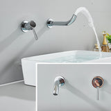 LuxaWall Elite – Inbouw Wastafelkraan in Geborsteld Goud