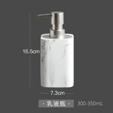 Vierdelige Badkamer accessoire set – Marmerlook