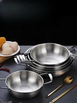 GastroPan – Roestvrijstalen Saus- & Paellapan met Handgreep