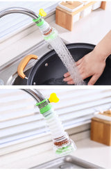 EcoStream 360 – Universele Waterbesparende Kraanbubbler met Rotatie Nozzle