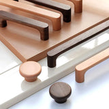 Houten Meubelknop – Beuken- of Walnoothout | Schattig Design | Inclusief Schroeven