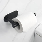 Zelfklevende RVS Badkamer Accessoireset – Geen Boren | Geborstelde Afwerking | Metalen Montage