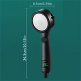 LED Douchekop met Digitale Temperatuurweergave | Hoge Druk & Waterbesparing