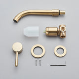 LuxaWall Elite – Inbouw Wastafelkraan in Geborsteld Goud