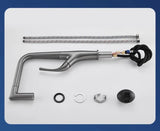 AquaLuxe – Luxe Uittrekbare Keukenmengkraan in Geborsteld Goud & Zwart