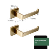 Badkamerhardware Set | RVS – Geborstelde Afwerking