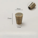 Vintage Handgehamerde Messing Kast- en Ladegrepen – Bronzen Meubelgrepen