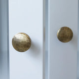 Vintage Handgehamerde Messing Kast- en Ladegrepen – Bronzen Meubelgrepen