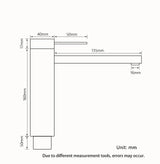Moderne Badkamerkraan | 360° Draaibaar | Mat Zwart / Geborsteld Goud – Enkel Handvat
