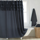 BohoChic Douchegordijn – Beige/Oud Ivoor