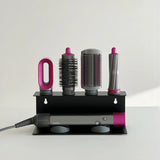 Multifunctioneel Haardrogerrek – Koolstofstaal | Voor Föhn, Stijltang & Krultang