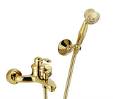 Luxe Gouden Badkraan met Kristalaccenten