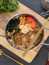 GastroPan – Roestvrijstalen Saus- & Paellapan met Handgreep