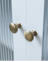 Vintage Handgehamerde Messing Kast- en Ladegrepen – Bronzen Meubelgrepen