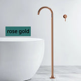 Vrijstaande Badmengkraan – Enkel Handvat | Warm & Koud Water | Vloermontage | Diverse Kleuren