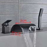 4-delige watervalkraanset