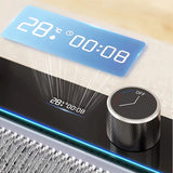 Luxe RVS Keukenspoelbak met Digitale Kraan – 75x45 cm | Gun Grey | Bovenbouw | Waterval Afvoer & Zeepdispenser