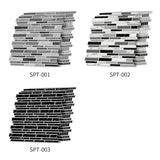 LuxeMarmer Zwart-Wit Marmerlook Wandstickers