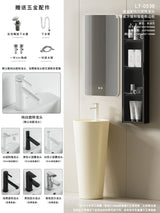 Keramisch Fineer Wastafelblad | Haplopore Kraanopening