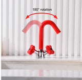 AUREVO Dubbele Handgreep Badkamerkraan