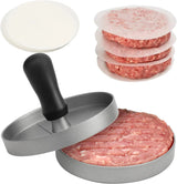 GrillMaster Burgerpers – Aluminium Hamburger Vorm voor Perfecte BBQ Burgers