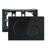 Dubbele Spoelplaat Zwart | Inclusief Frame & Spoelhevelkit