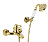 Luxe Gouden Badkraan met Kristalaccenten