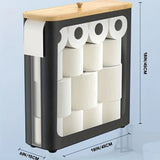 RollGuard Luxe Toiletpapier Mand met Deksel